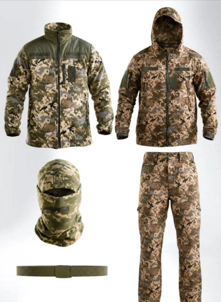 Тактичний костюм Softshell 5в1 LUNAR (Мультикам, Олива, Піксель)