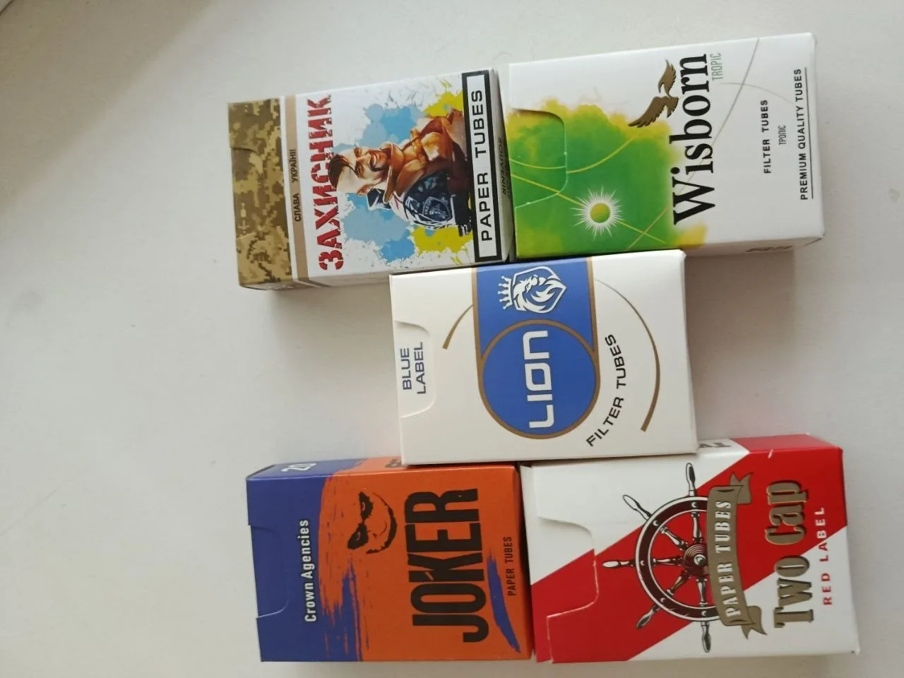 Цигарки Lion, Wisborn, Joker, Two Cap, Захисник (блок)