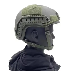 Шолом тактичний FAST NIJ IIIA M/L (Black/Coyote/Olive)