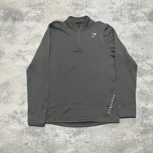 Спортивная кофта Gymshark 1/3 Zip Grey Size L