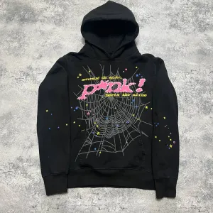 Худи Sp5der Worldwide Pink Slime Black Size S