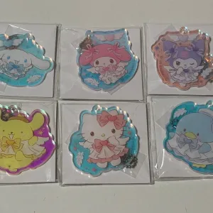 Акрилові брелоки Sanrio (Hello Kitty, Kuromi, My Melody) Нові