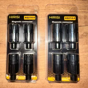 Hirisi AQ214-4 Magnetic Connector Швидкозʼєми для риболовлі 4 шт