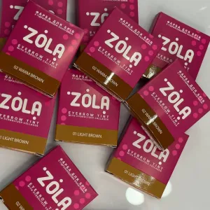 Фарба для брів Zola Eyebrow Tint в саше (01 Light Brown, 02 Warm Brown)