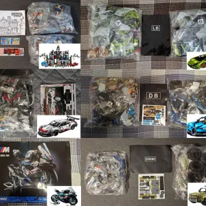 Конструктори Technic & Stranger Things: Lamborghini, Bugatti, BMW, Porsche, Land Rover