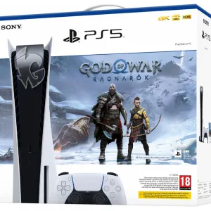 Sony PlayStation 5 White (BD) + God of War Ragnarok Bundle