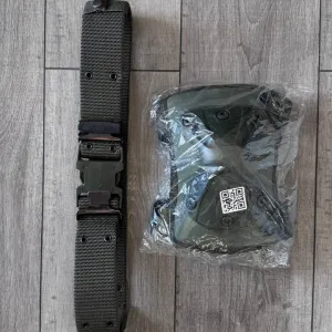 Тактический ремень и наколенник Olive Military Style