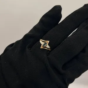 Золота каблучка з камінням 1.76 г, розмір 16