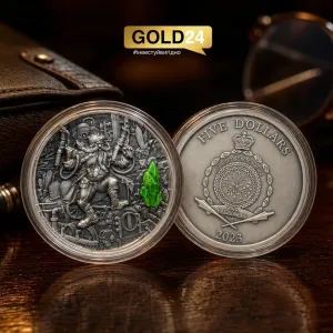 Срібна монета Ніуе Гном 62.2г Срібло 999