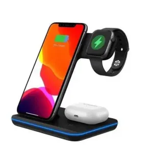 Бездротовий зарядний пристрій Z5A 3in1 Fast Wireless Charger 2.0A