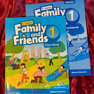 Підручники з англійської мови Family and Friends 1 (Oxford) та Quick Minds 3 (Cambridge)