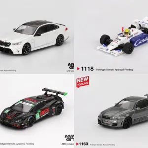 Коллекционные модели Mini GT (BMW, Toleman, Lamborghini, Nissan)