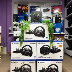 Комплект руль Logitech G29/G923 с педалями и коробкой передач для PS4/PS5/ПК