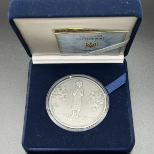 Срібна монета "Голодомор" 925 проби, 62.2г, 2007 рік