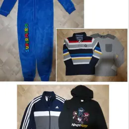 Кигуруми Super Mario, полосатая кофта, серая кофта, спортивная кофта Adidas, худи Ninja Kids