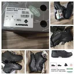 Черевики LOWA Renegade II GTX LO TF (40.5 р.) Black