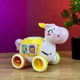 Музыкальный "Диво-коник" WToys 56772, озвучка украинской мовой, подсветка, развивающая игрушка