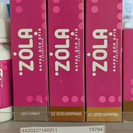 ZOLA Фарба для брів з колагеном Eyebrow Tint With Collagen, 15 мл
