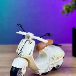 Игрушечный скутер MY 66 M 1243 с подсветкой и звуком, масштаб 1:10