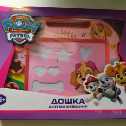 Магнітна дошка для малювання Paw Patrol з трафаретом