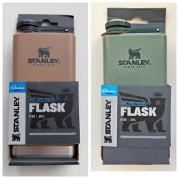 Фляга Stanley Adventure Pre-Party Flask 8 oz (237 мл) Toast/Hammertone Green