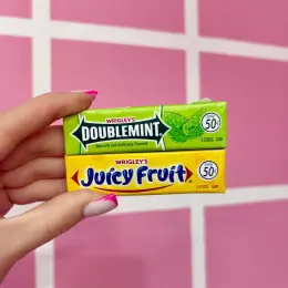 Жуйка Wrigley's 5 sticks Doublemint та Juicy Fruit