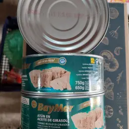 Тунець BayMar в соняшниковій олії, 750 г / 650 г
