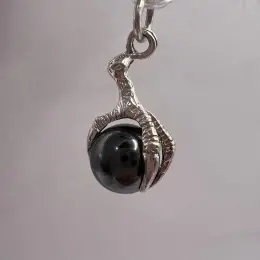Серебряная подвеска с шариком