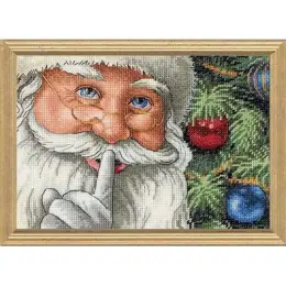 Набір для вишивки хрестиком Dimensions 08799 Santa's Secret