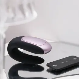 Парний смарт-вібратор Satisfyer Double Fun з пультом керування