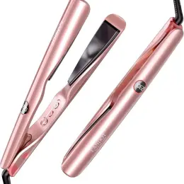 LANDOT Hair Straightener and Curler 2 in 1 Rose Gold