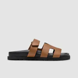 Hermes Chypre Sandals Naturel Calfskin