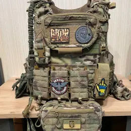 Бойовий бронежилет IBV-2 Мультикам L/XL з балістичними пакетами та плитами 6 класу