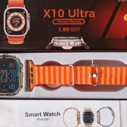 Смарт-годинник X10 Ultra BIG 1.99" з бездротовою зарядкою