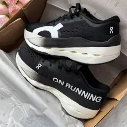 On Cloudboom Runner Black/White