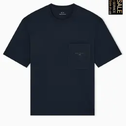 Мужская футболка Armani Exchange 100% хлопок с эффектом потертости
