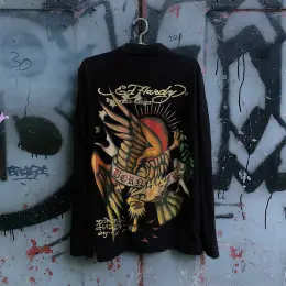 Ed Hardy Лонгслив с принтом орла