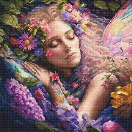 Набор для вышивания Luca-S "Bed of Flowers" 42*28 см, 74 цвета