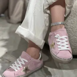 Кросівки Golden Goose GGDB натуральна замша рожеві