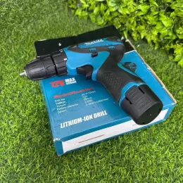 Дрель аккумуляторная Makita (копия) 12V, в комплекте кейс, зарядка и 2 аккумулятора