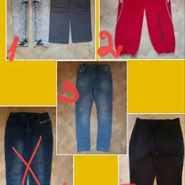 Джинсы и спортивные штаны на мальчика Adidas и другие