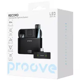 Беспроводной петличный микрофон Proove Record Type-C + Lightning