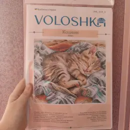 Набор для вышивания крестиком "Кошеня" от Voloshka