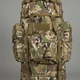 Рюкзак тактичний Мультикам 120Л (Каркасний) Oxford 1000D + MOLLE