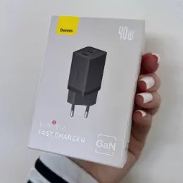 Зарядний пристрій Baseus GaN5 Pro 40W Type-C+Type-C