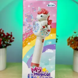 Автоматическая установка для мыльных пузырей с подсветкой "My Magical Unicorn"