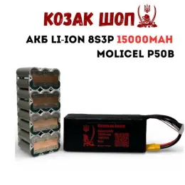 Аккумулятор Li-ion Molicel P50B 6S2P 10000mAh