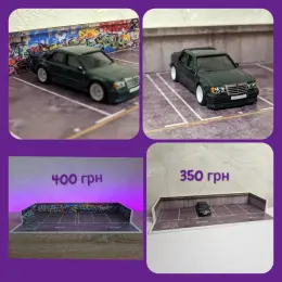 Диорама для моделей 1:64, бетонная стена с граффити