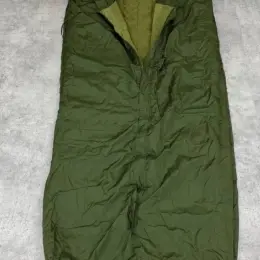 Спальник "Кіборг" ЗСУ, зимовий, до -30°C, ковдра з капюшоном, чорний/олива
