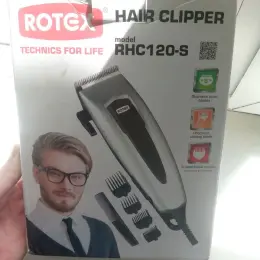 Машинка для стрижки Rotex RHC120-S с 4 насадками и гребнем